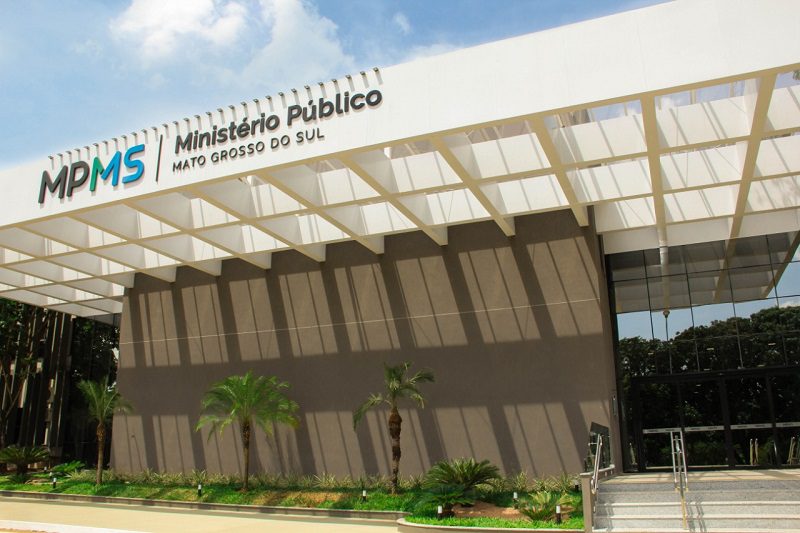 Fachada da sede do Ministério Público de Mato Grosso do Sul