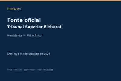 Arte institucional sem rosto, com a indicação de fonte oficial do Tribunal Superior Eleitoral